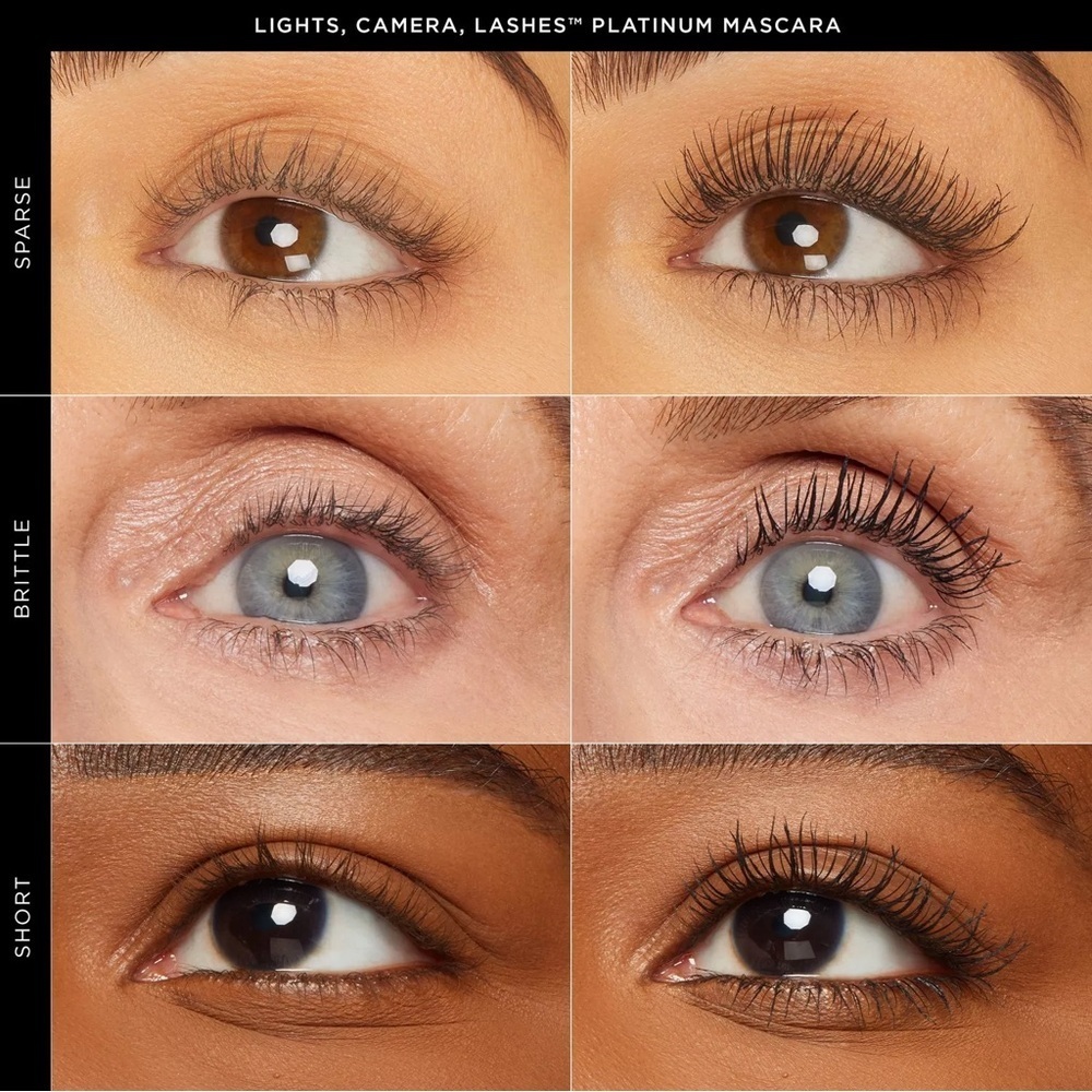 Tarte Lights, Camera, Lashes Platinum Volumizing Mascara Full Size Black NIB - Picture 3 of 6